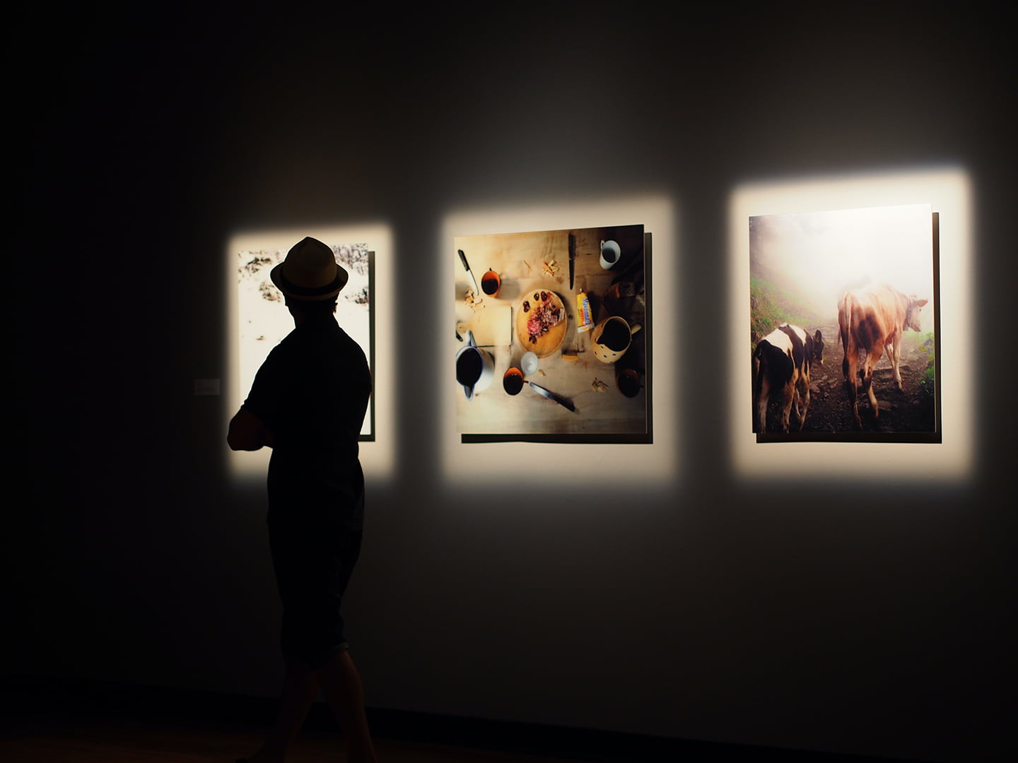 Ellipsoidal Light In Art Gallery